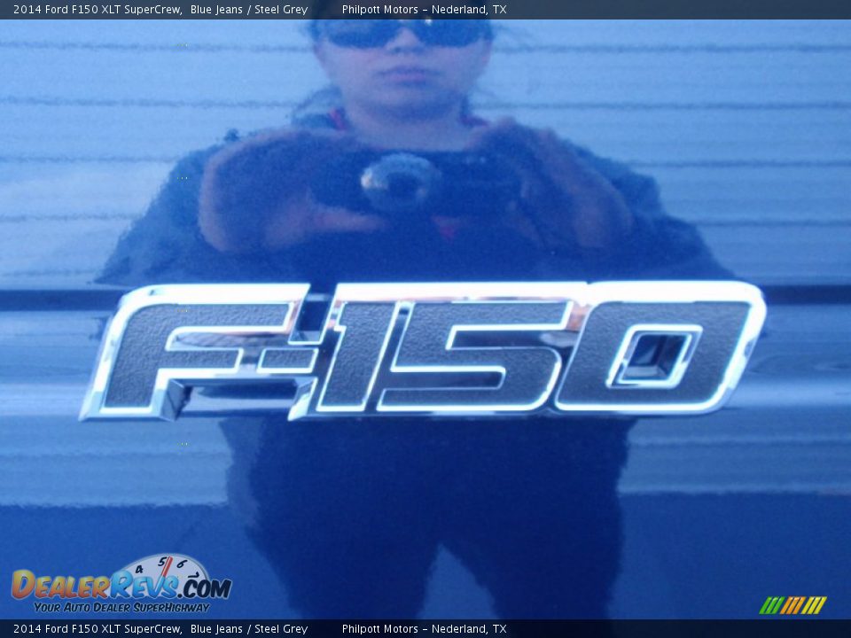2014 Ford F150 XLT SuperCrew Blue Jeans / Steel Grey Photo #19