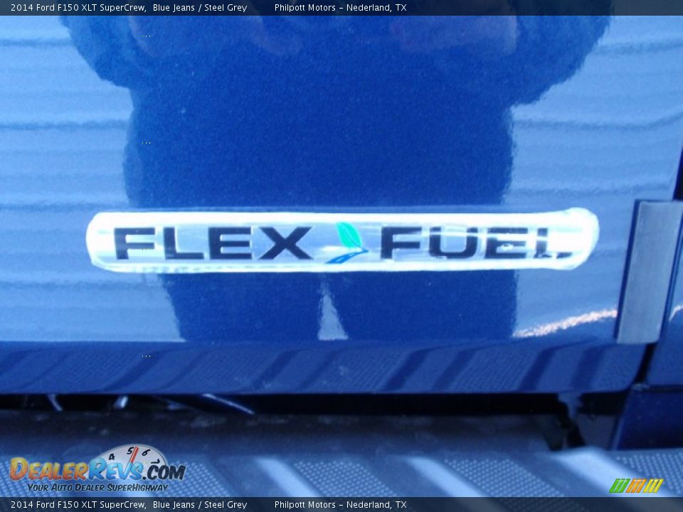 2014 Ford F150 XLT SuperCrew Blue Jeans / Steel Grey Photo #20
