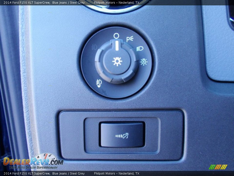 2014 Ford F150 XLT SuperCrew Blue Jeans / Steel Grey Photo #36