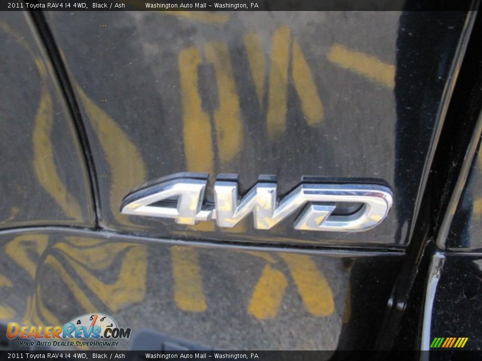 2011 Toyota RAV4 I4 4WD Black / Ash Photo #9