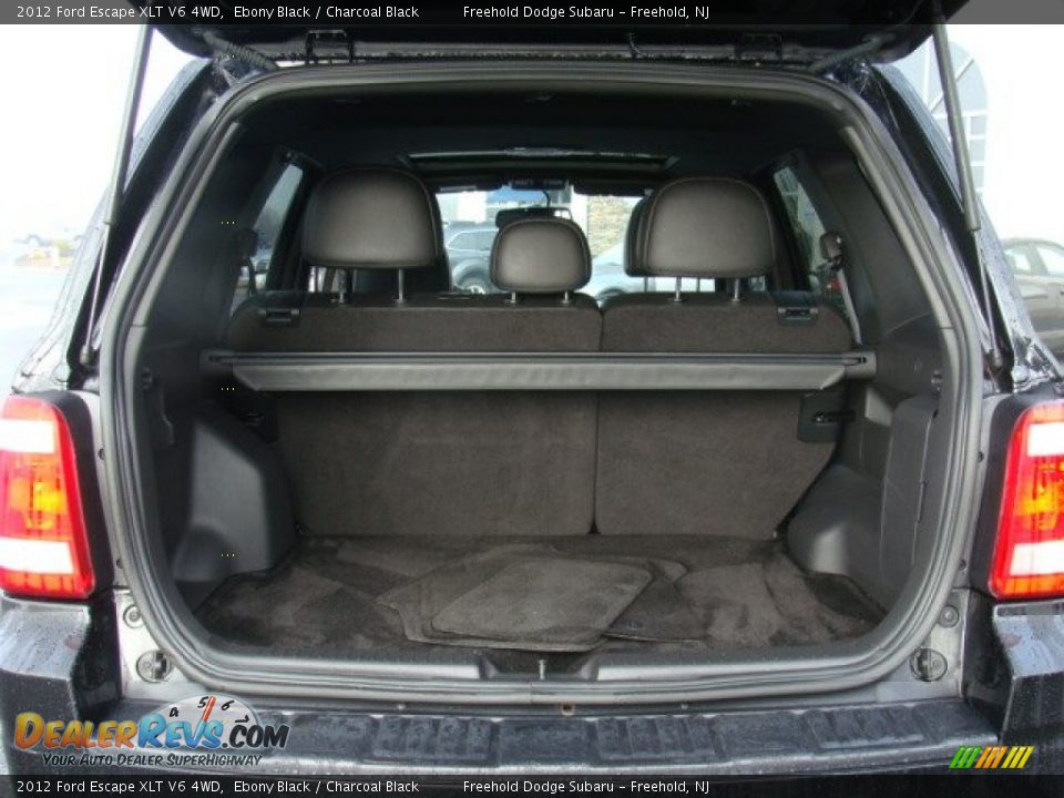 2012 Ford Escape XLT V6 4WD Ebony Black / Charcoal Black Photo #7
