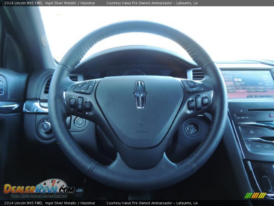 2014 Lincoln MKS FWD Steering Wheel Photo #8
