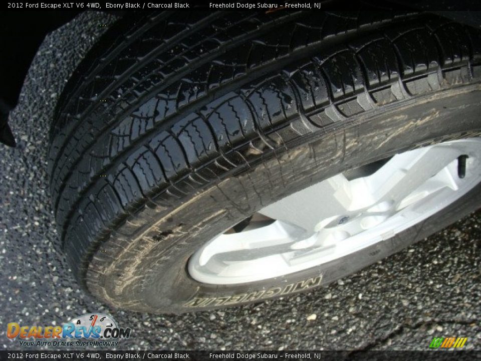 2012 Ford Escape XLT V6 4WD Ebony Black / Charcoal Black Photo #11