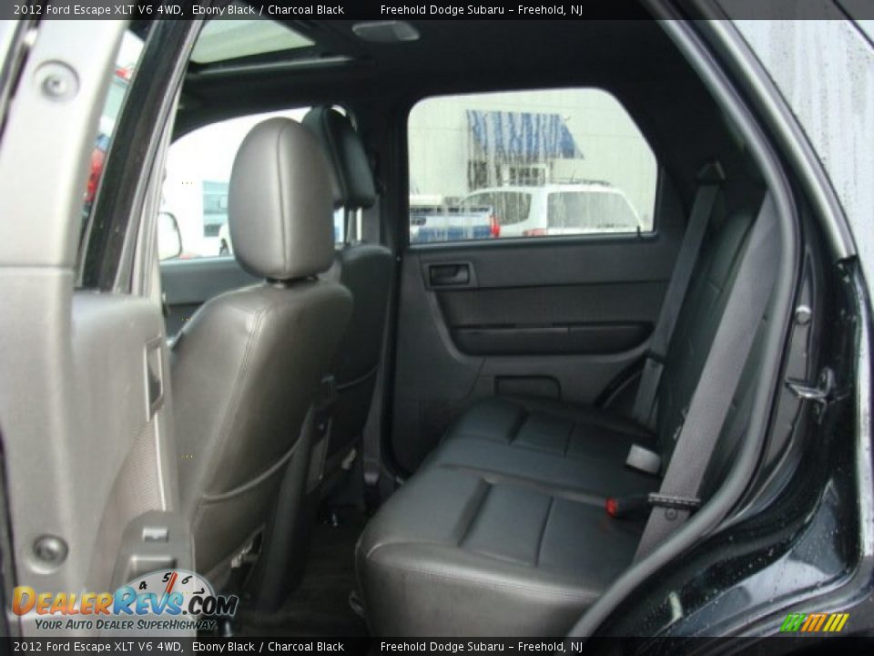 2012 Ford Escape XLT V6 4WD Ebony Black / Charcoal Black Photo #12