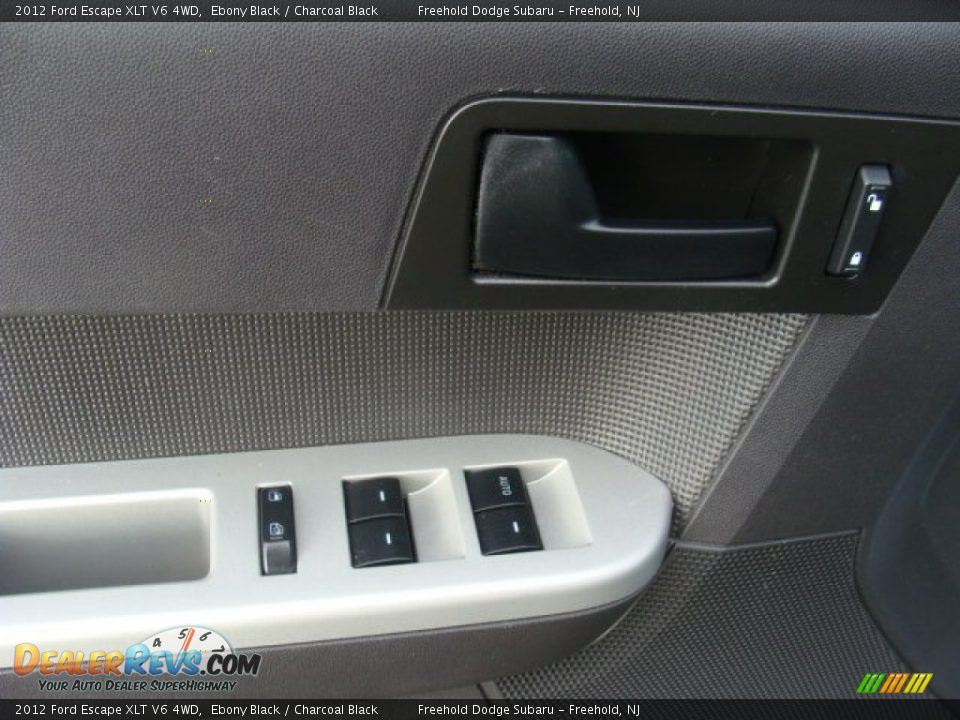 2012 Ford Escape XLT V6 4WD Ebony Black / Charcoal Black Photo #14