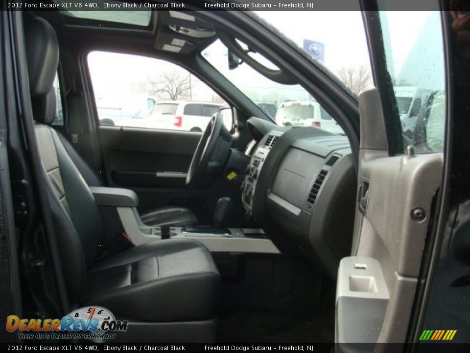 2012 Ford Escape XLT V6 4WD Ebony Black / Charcoal Black Photo #16