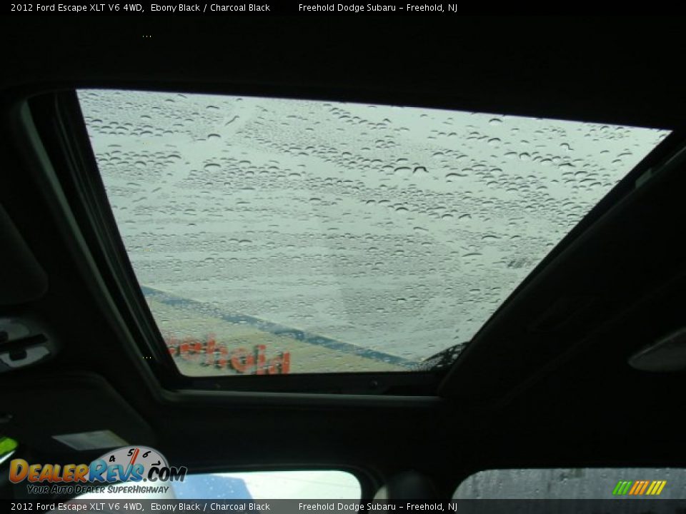 2012 Ford Escape XLT V6 4WD Ebony Black / Charcoal Black Photo #17