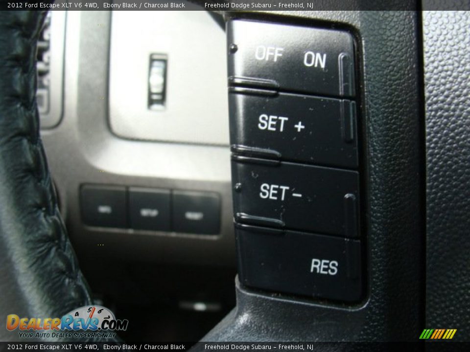 2012 Ford Escape XLT V6 4WD Ebony Black / Charcoal Black Photo #20