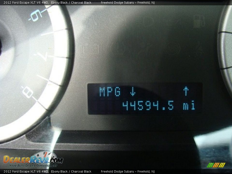 2012 Ford Escape XLT V6 4WD Ebony Black / Charcoal Black Photo #22