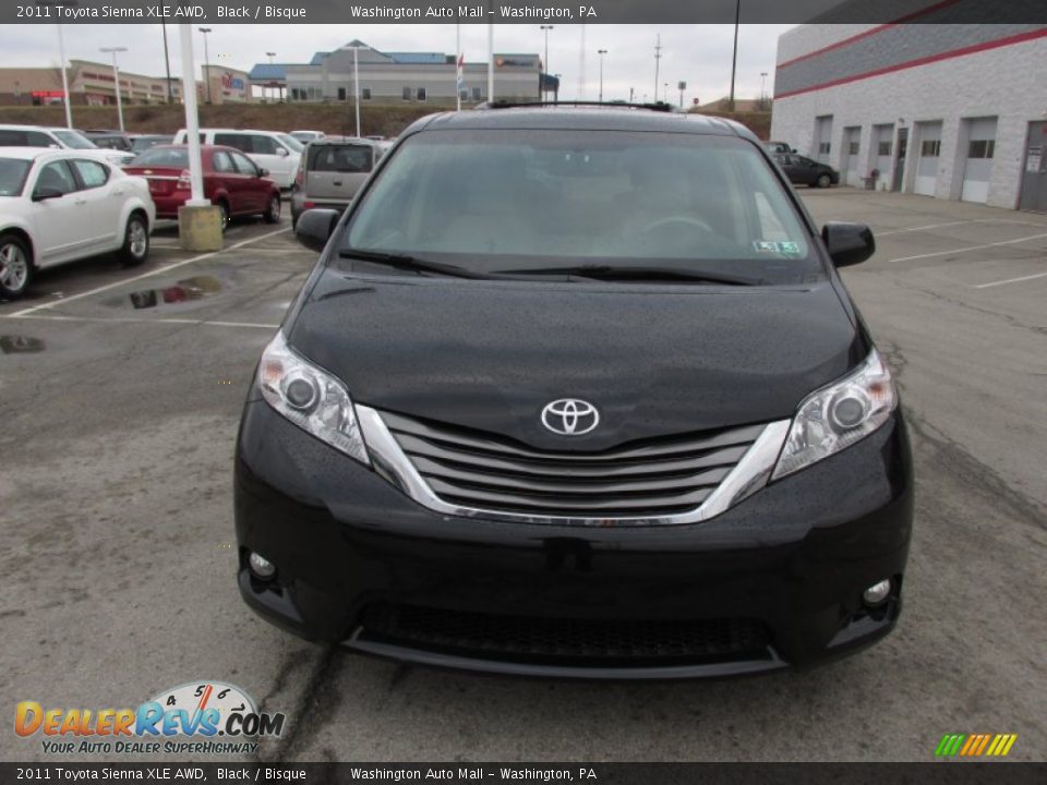 2011 Toyota Sienna XLE AWD Black / Bisque Photo #3