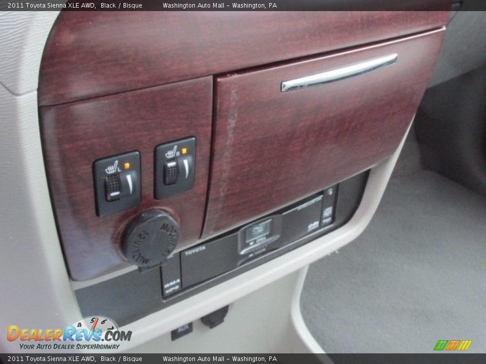 2011 Toyota Sienna XLE AWD Black / Bisque Photo #13