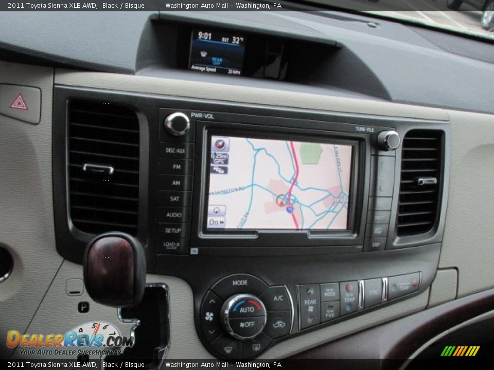 2011 Toyota Sienna XLE AWD Black / Bisque Photo #14