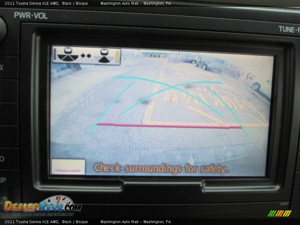 2011 Toyota Sienna XLE AWD Black / Bisque Photo #15