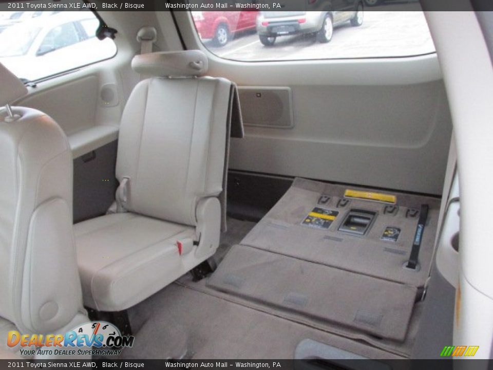 2011 Toyota Sienna XLE AWD Black / Bisque Photo #18