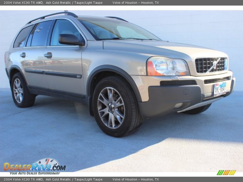 2004 Volvo XC90 T6 AWD Ash Gold Metallic / Taupe/Light Taupe Photo #1