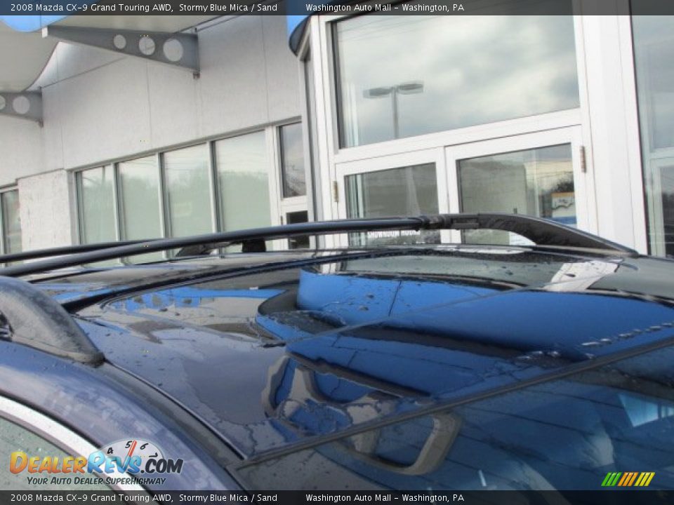 2008 Mazda CX-9 Grand Touring AWD Stormy Blue Mica / Sand Photo #4