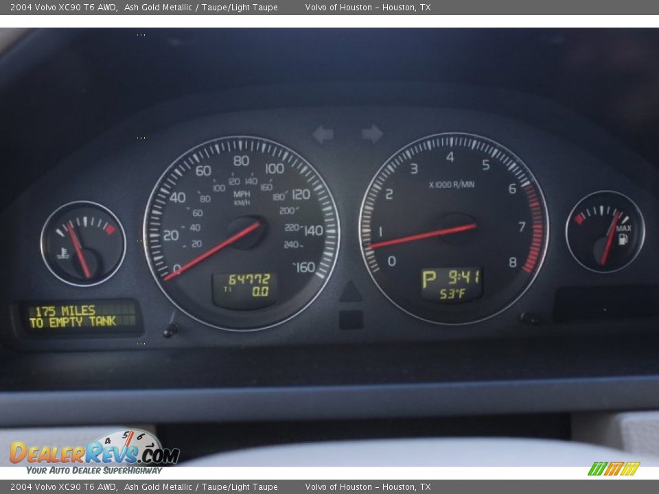 2004 Volvo XC90 T6 AWD Ash Gold Metallic / Taupe/Light Taupe Photo #28