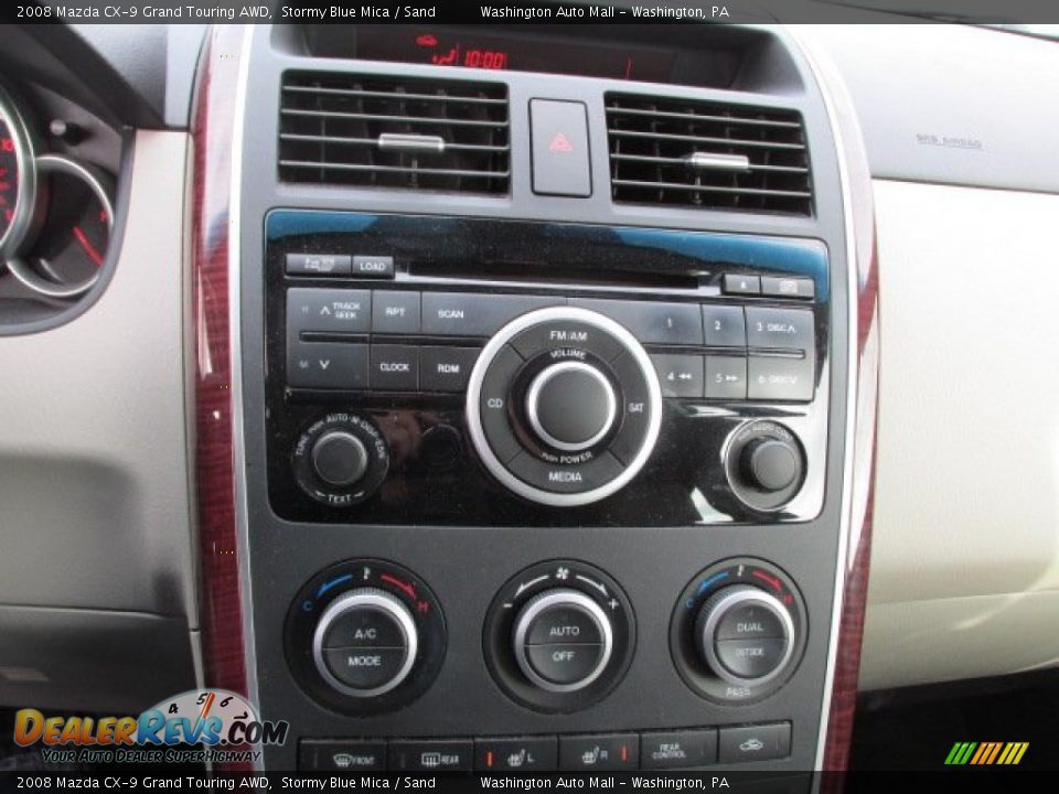 2008 Mazda CX-9 Grand Touring AWD Stormy Blue Mica / Sand Photo #14