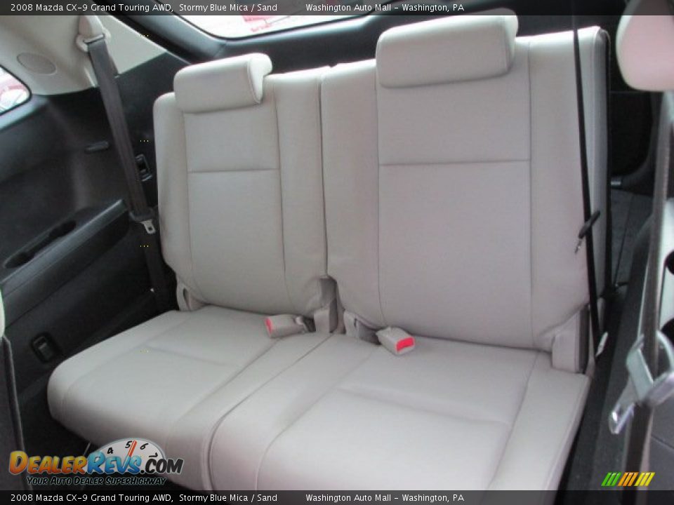 2008 Mazda CX-9 Grand Touring AWD Stormy Blue Mica / Sand Photo #17