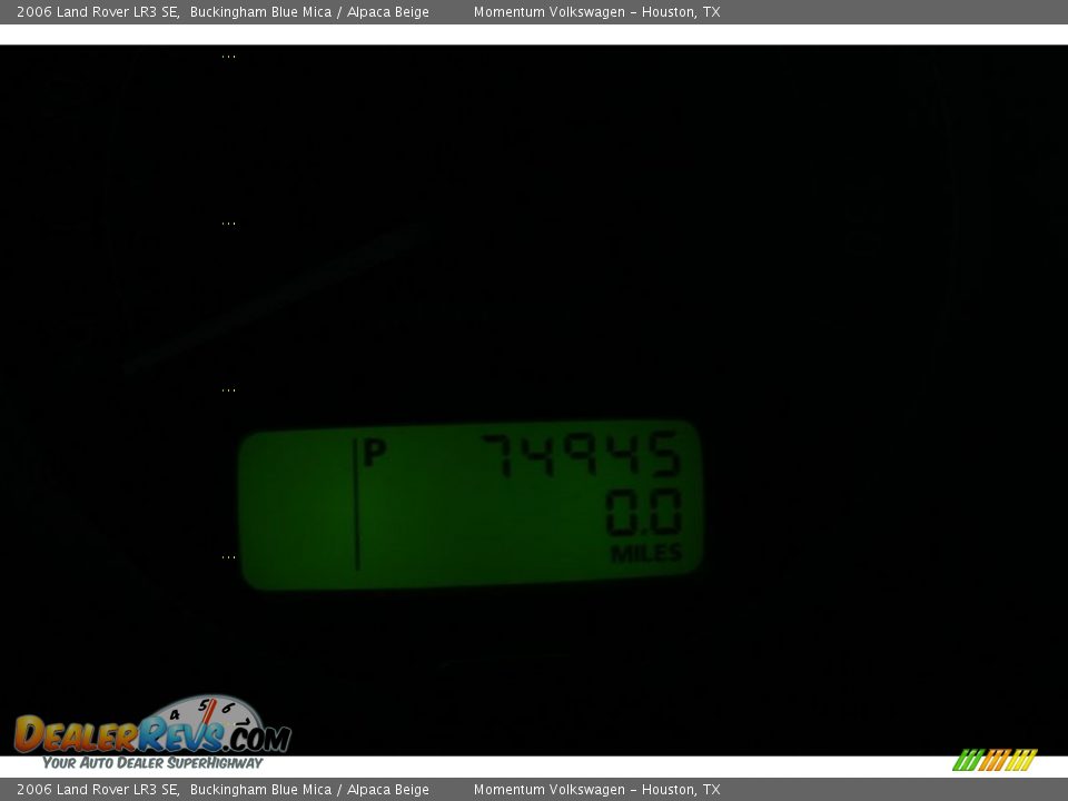 2006 Land Rover LR3 SE Buckingham Blue Mica / Alpaca Beige Photo #34