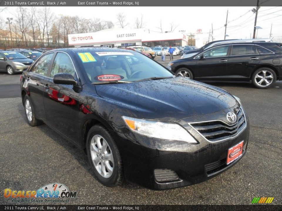 2011 Toyota Camry LE Black / Ash Photo #1