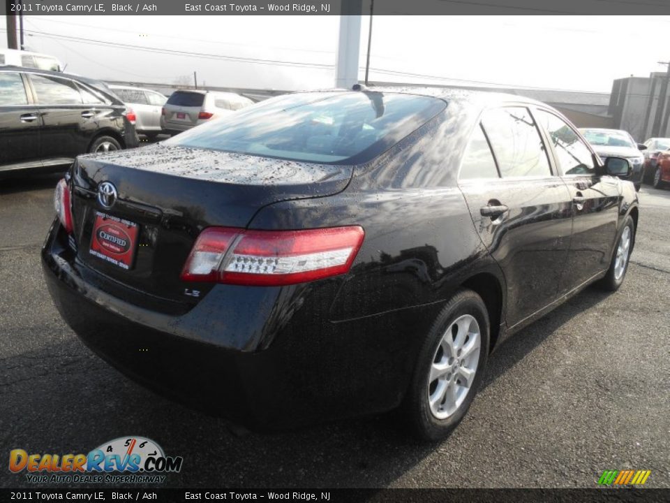 2011 Toyota Camry LE Black / Ash Photo #4