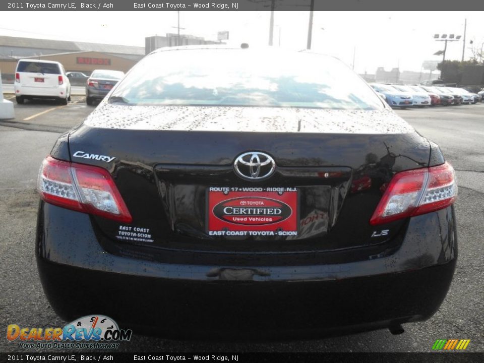 2011 Toyota Camry LE Black / Ash Photo #5