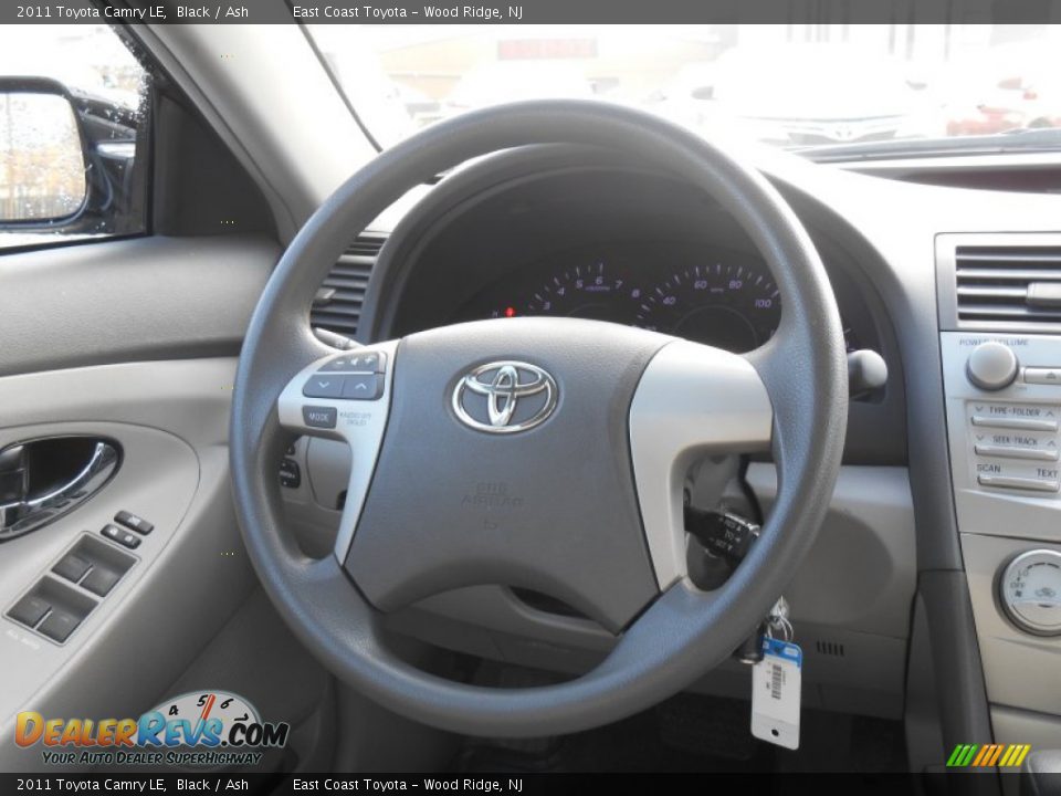 2011 Toyota Camry LE Black / Ash Photo #13