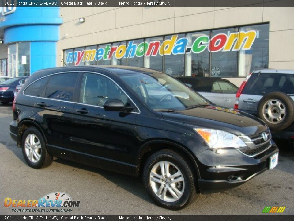 2011 Honda CR-V EX-L 4WD Crystal Black Pearl / Black Photo #1