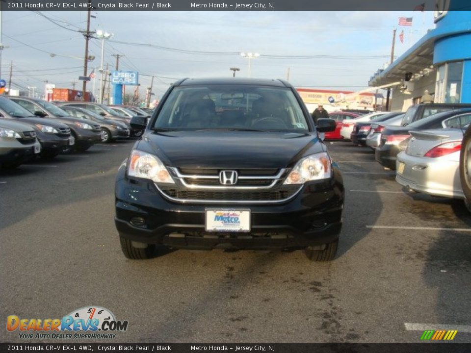 2011 Honda CR-V EX-L 4WD Crystal Black Pearl / Black Photo #2