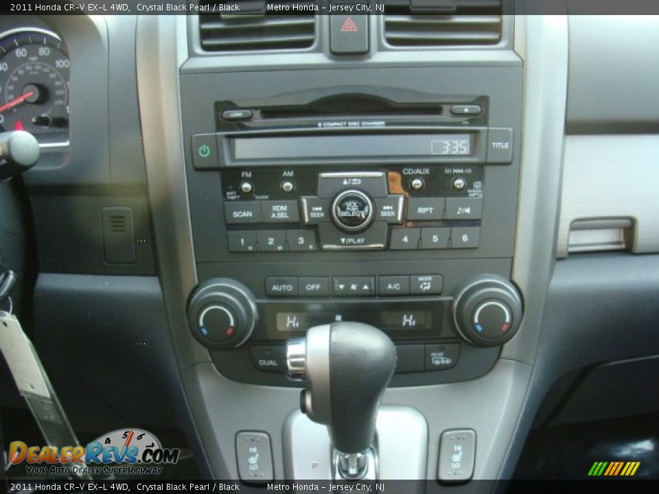 2011 Honda CR-V EX-L 4WD Crystal Black Pearl / Black Photo #12