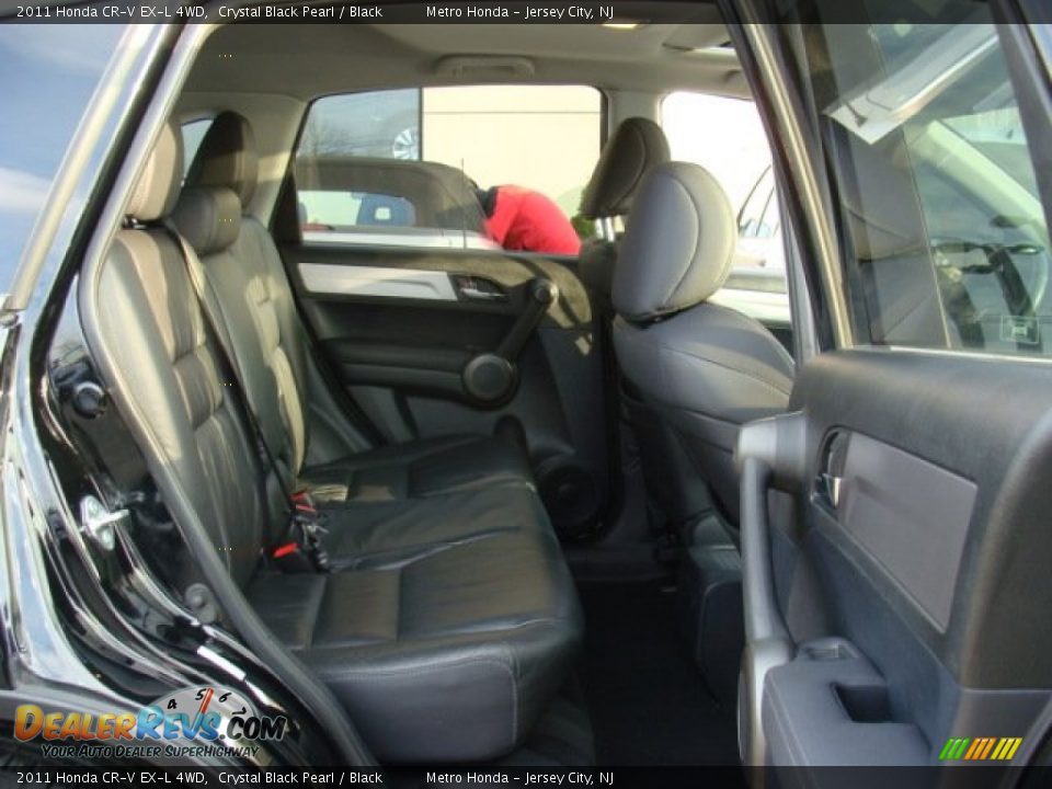 2011 Honda CR-V EX-L 4WD Crystal Black Pearl / Black Photo #13