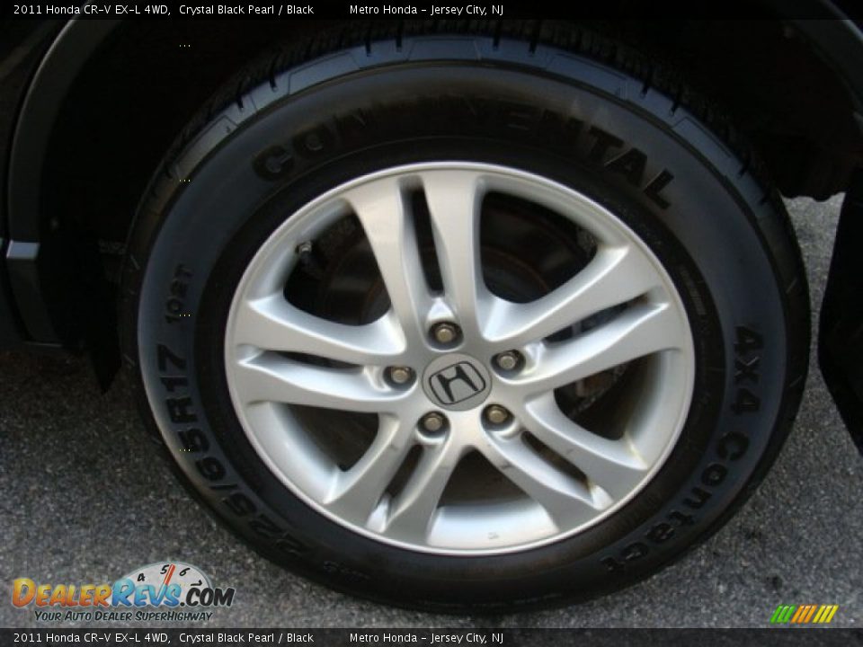 2011 Honda CR-V EX-L 4WD Crystal Black Pearl / Black Photo #15