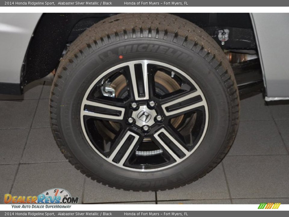 2014 Honda Ridgeline Sport Alabaster Silver Metallic / Black Photo #5