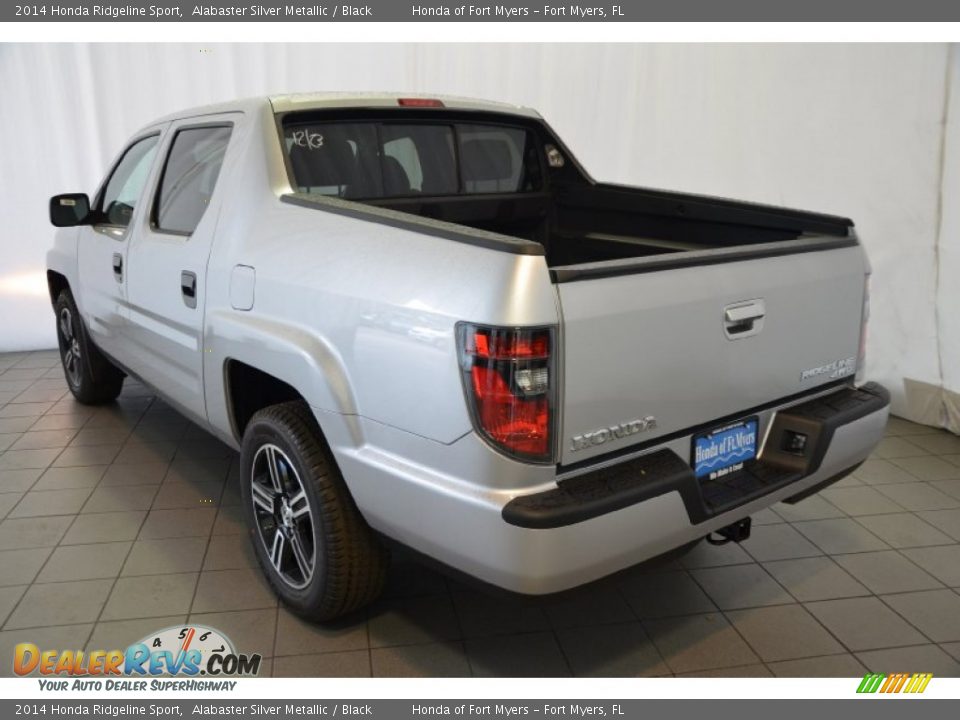 2014 Honda Ridgeline Sport Alabaster Silver Metallic / Black Photo #6