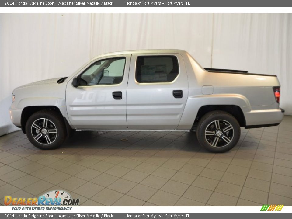 2014 Honda Ridgeline Sport Alabaster Silver Metallic / Black Photo #8