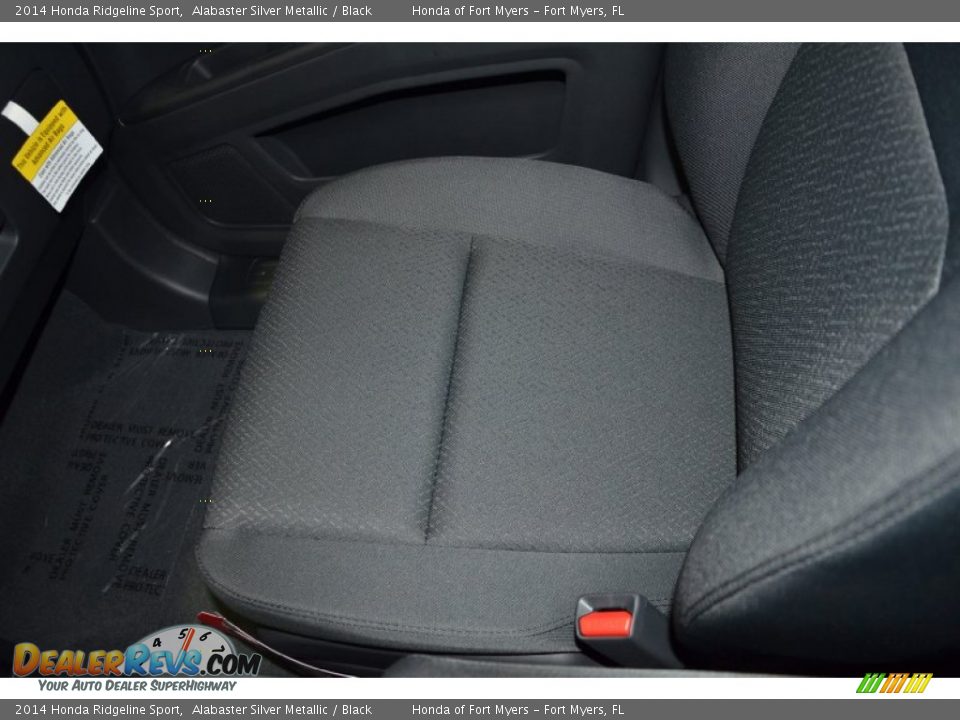 2014 Honda Ridgeline Sport Alabaster Silver Metallic / Black Photo #14