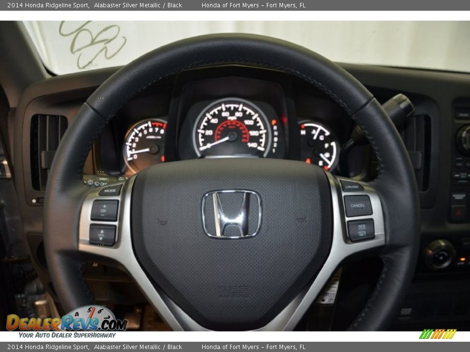 2014 Honda Ridgeline Sport Alabaster Silver Metallic / Black Photo #19