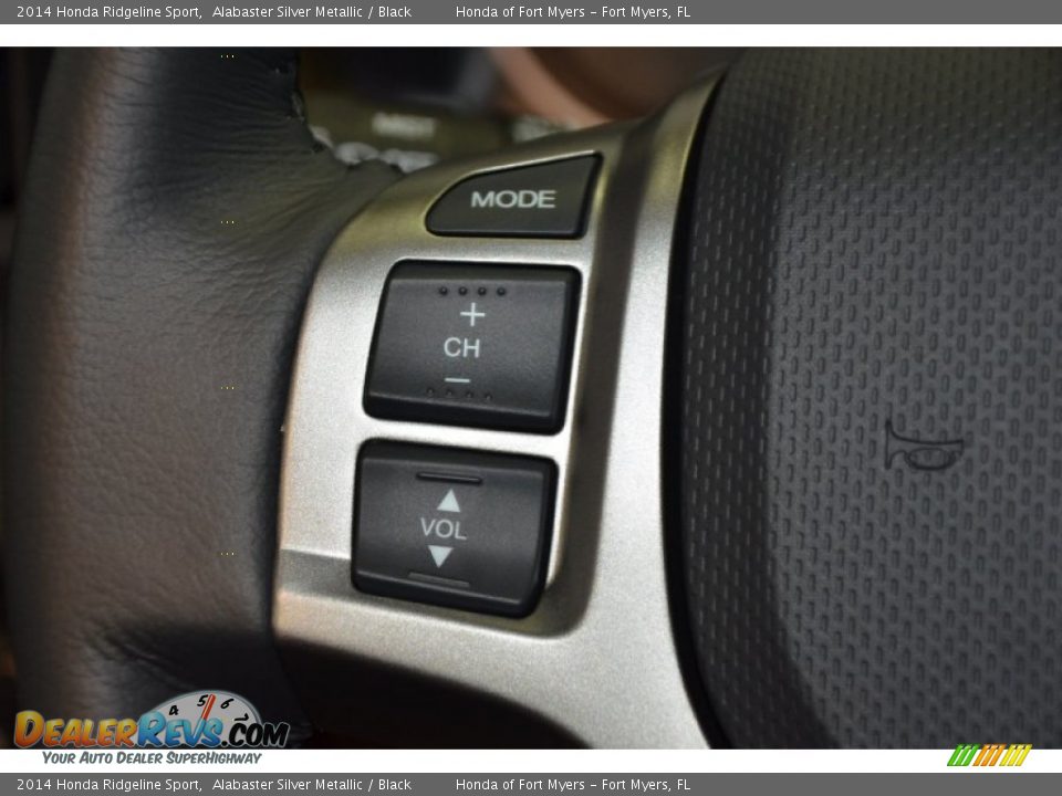 2014 Honda Ridgeline Sport Alabaster Silver Metallic / Black Photo #22