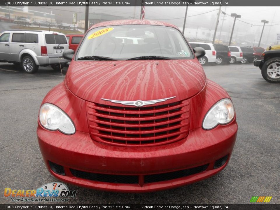 2008 Chrysler PT Cruiser LX Inferno Red Crystal Pearl / Pastel Slate Gray Photo #2