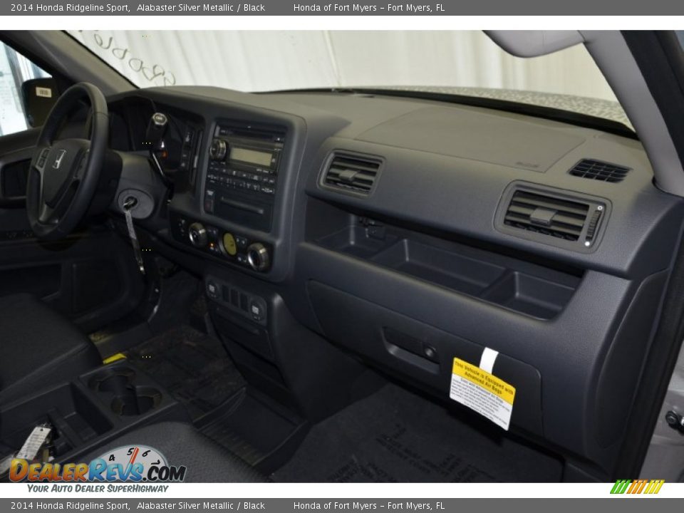 2014 Honda Ridgeline Sport Alabaster Silver Metallic / Black Photo #29