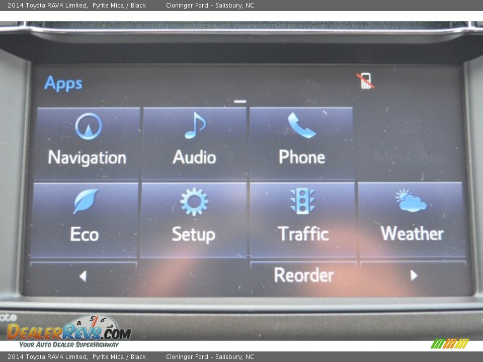 2014 Toyota RAV4 Limited Pyrite Mica / Black Photo #15