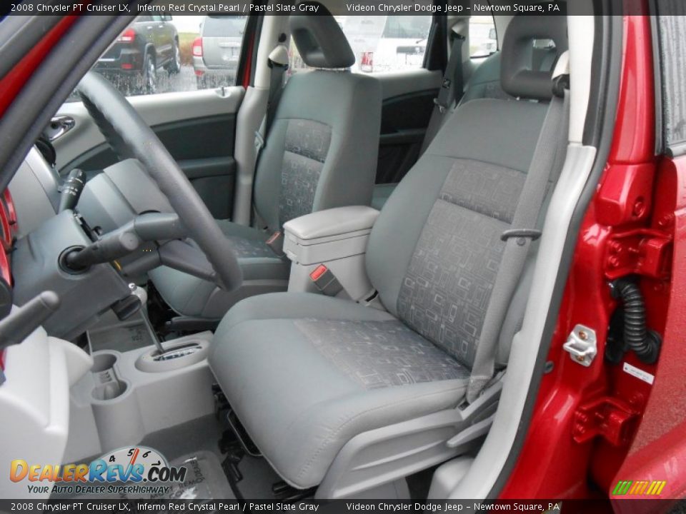 2008 Chrysler PT Cruiser LX Inferno Red Crystal Pearl / Pastel Slate Gray Photo #11
