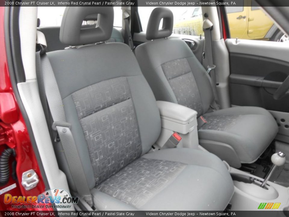 2008 Chrysler PT Cruiser LX Inferno Red Crystal Pearl / Pastel Slate Gray Photo #14