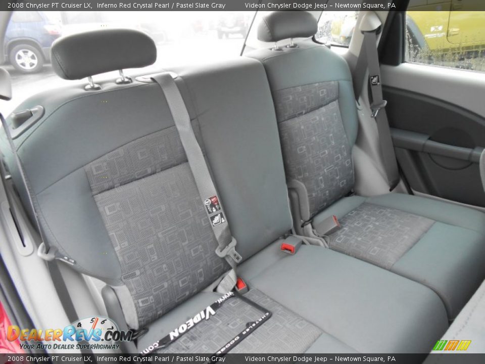 2008 Chrysler PT Cruiser LX Inferno Red Crystal Pearl / Pastel Slate Gray Photo #15