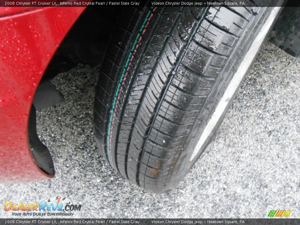 2008 Chrysler PT Cruiser LX Inferno Red Crystal Pearl / Pastel Slate Gray Photo #19