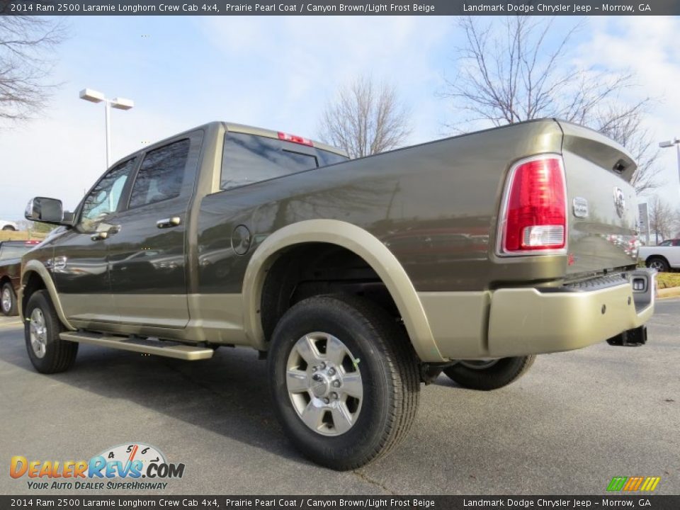 Prairie Pearl Coat 2014 Ram 2500 Laramie Longhorn Crew Cab 4x4 Photo #2