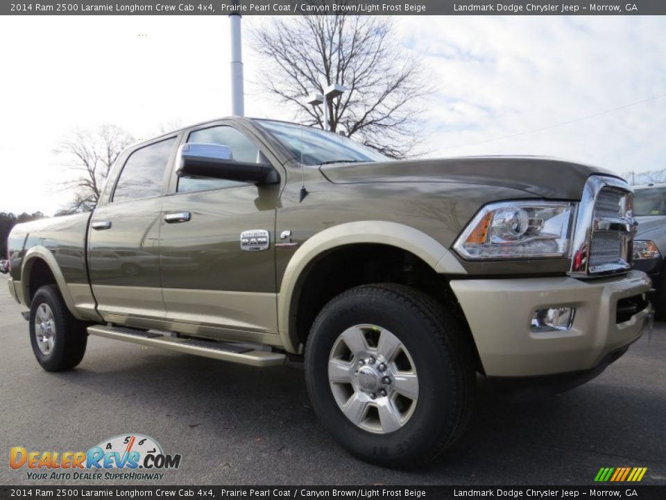 Front 3/4 View of 2014 Ram 2500 Laramie Longhorn Crew Cab 4x4 Photo #4