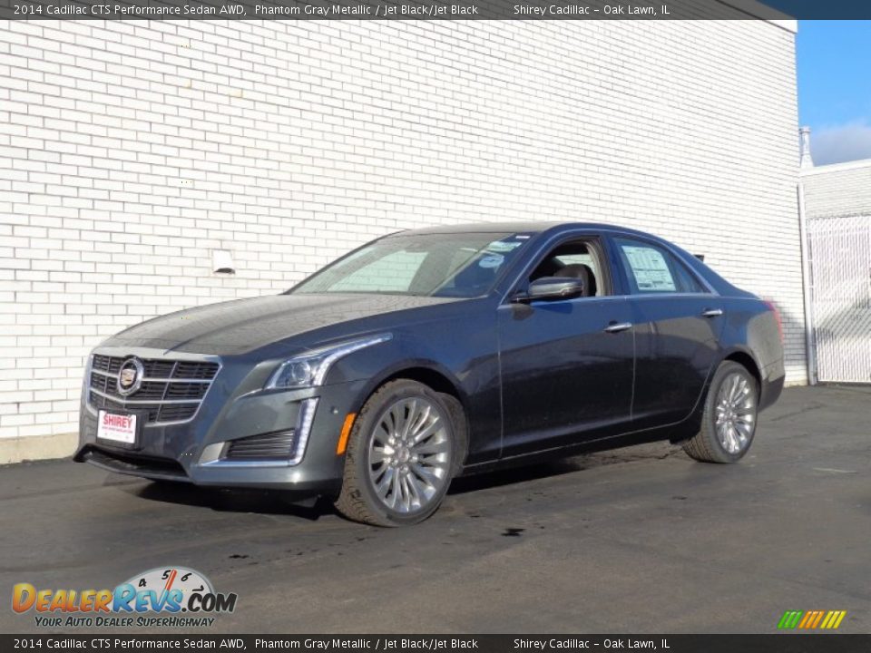 2014 Cadillac CTS Performance Sedan AWD Phantom Gray Metallic / Jet Black/Jet Black Photo #1