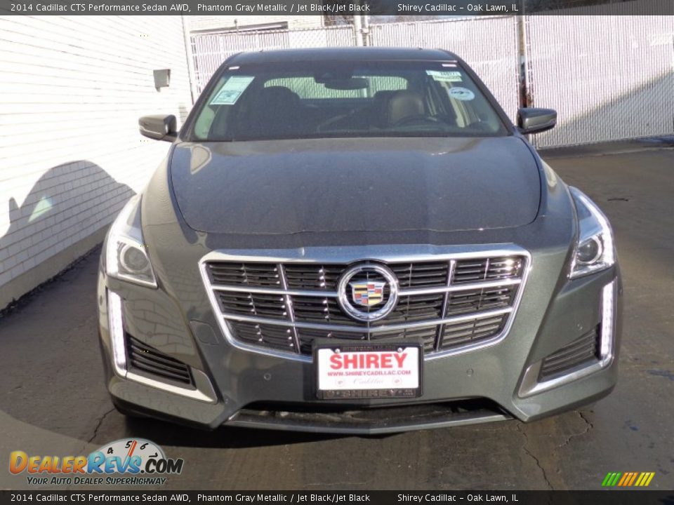 2014 Cadillac CTS Performance Sedan AWD Phantom Gray Metallic / Jet Black/Jet Black Photo #2